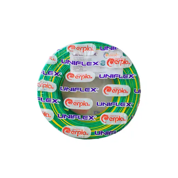 CABLE UNIPOLAR 10 MM2 BICOLOR X MTS