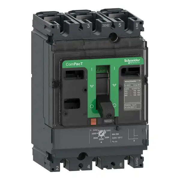 INTERRUPTOR AUTOMATICO 3 X 100A 70KA NSX100H