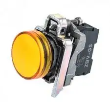 SEÑAL LUMINOSA METALICA LED AMBAR 120VCA