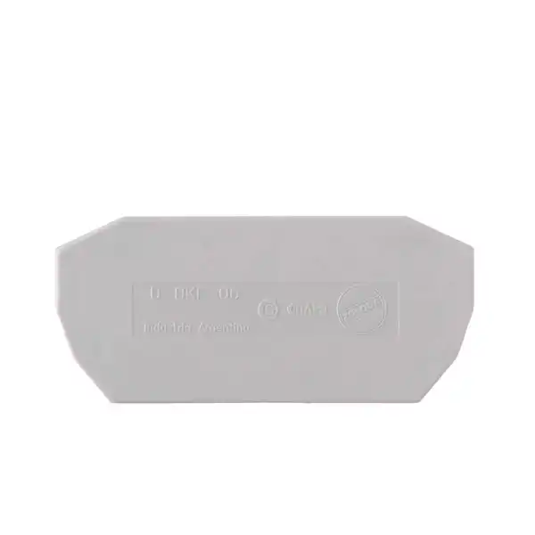 BKF TAPA P/BORNE A RESORTE 6.0 MM2 GRIS