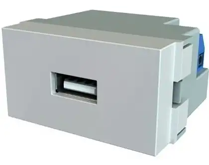 VERONA MODULO 1 PUERTO USB  BLANCO