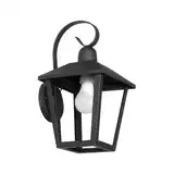 FAROL DE HIERRO COLONIAL TRAPECIO NEGRO