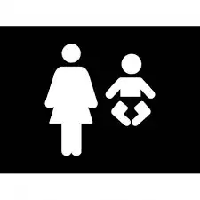 BAUHAUS SEÑALETICA P/MODULO LED -MUJER NIÑO-
