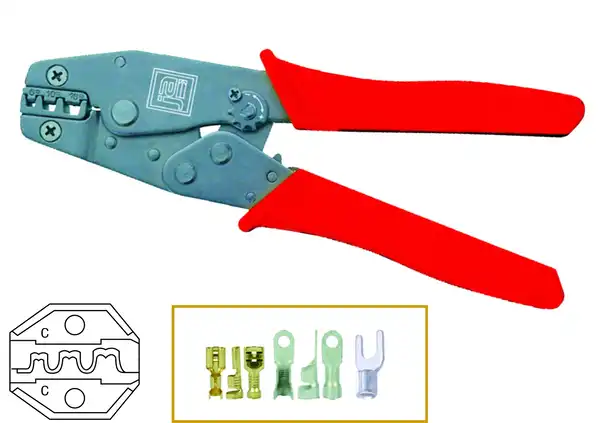 PINZA CRIMPEADORA METALICA