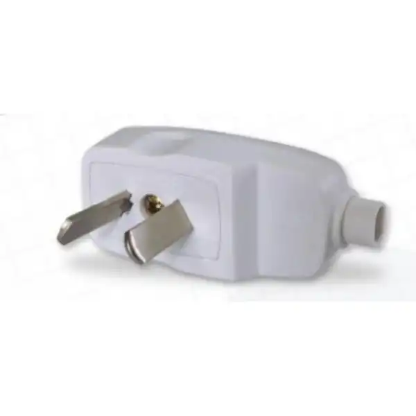 FICHA VELADOR 2 PATAS OBLICUAS BLANCA